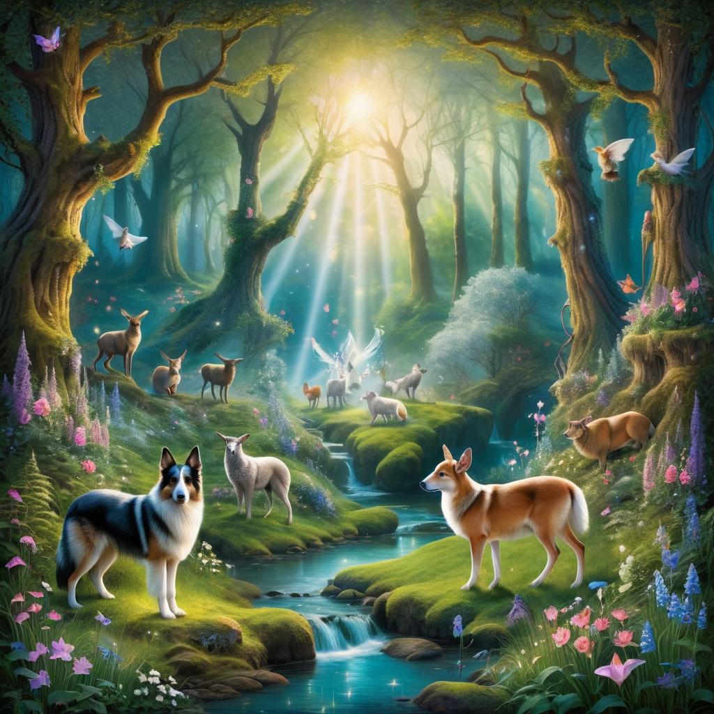 Enchanted Fairy Tale with Mystical Shepherds