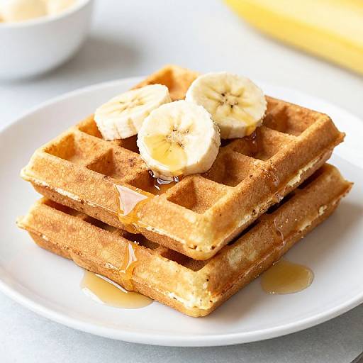 Delicious Vegan Banana Waffles