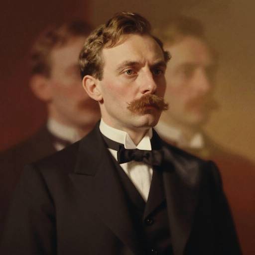 Surreal Historical Portrait with Motion Blur