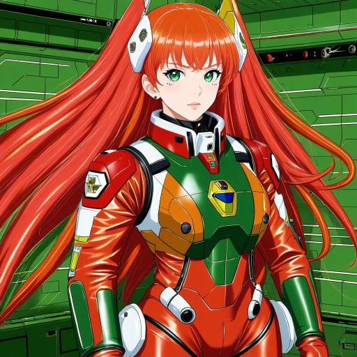 Illustration of Aida rayhunton, gundam in the style of Ini (inunabe00)