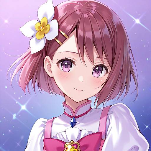 Illustration of Hanadera nodoka, healin' good precure in the style of Fukahire (ruinon)