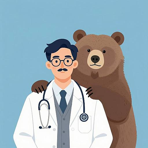 Doctor and Bear: An Unlikely Pair