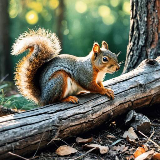 Vibrant Watercolor of a Sleepy Squirrel Vibrant Watercolor of a Sleepy Squirrel