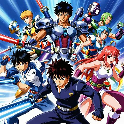 Epic AI-Powered Anime Battle Scene