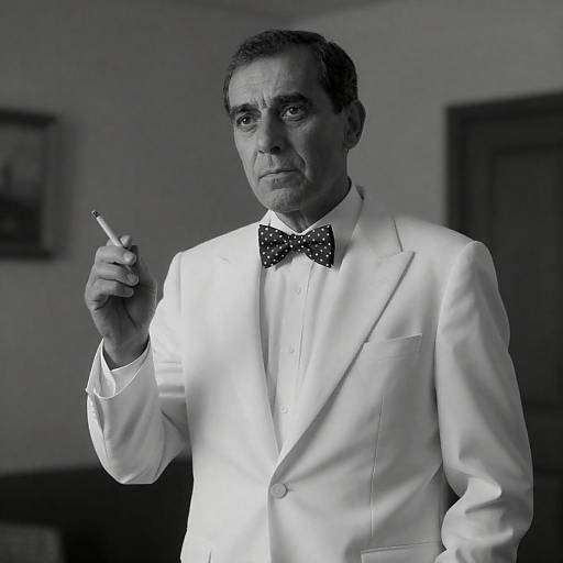 Elegant Portrait of a Serious Gentleman