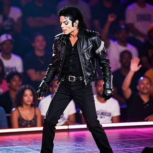 Michael Jackson Neon Dance Performance