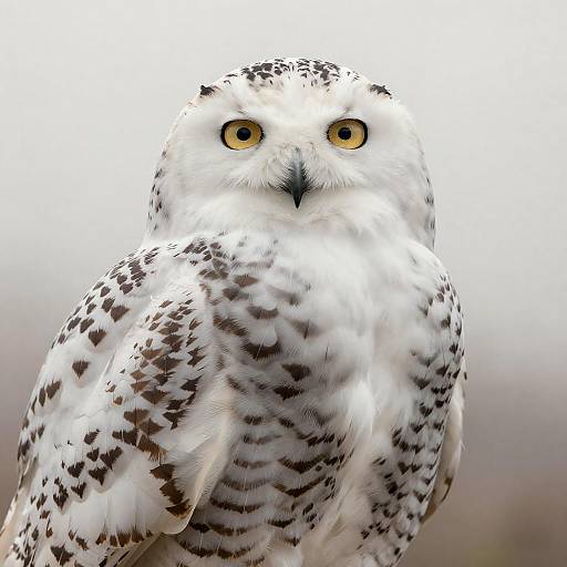 Majestic Snowy Owl Portrait