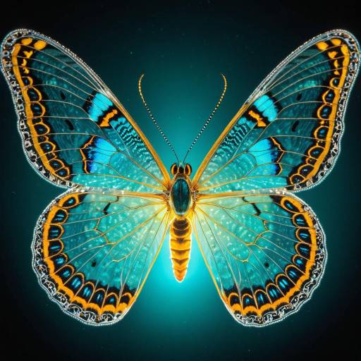 Ethereal Butterfly with Translucent Glow