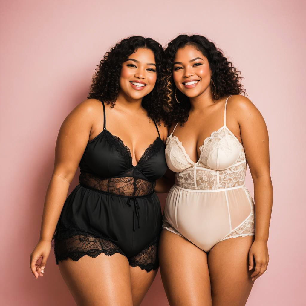 Joyful Lingerie Shoot with Best Friends