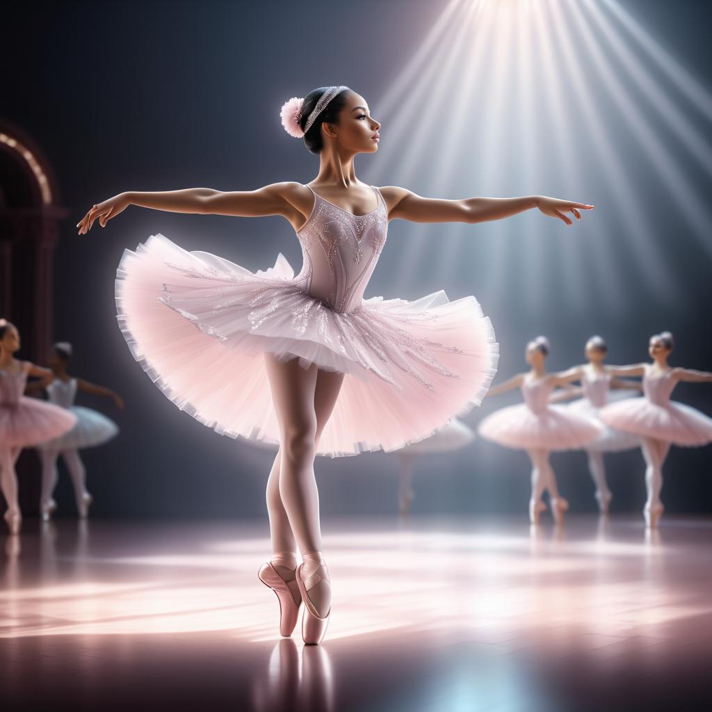 Graceful Ballerina in Stunning Detail