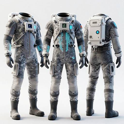 Futuristic Smart Space Uniform Design