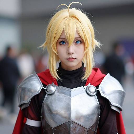 Realistic Blonde Villain Cosplay Costume