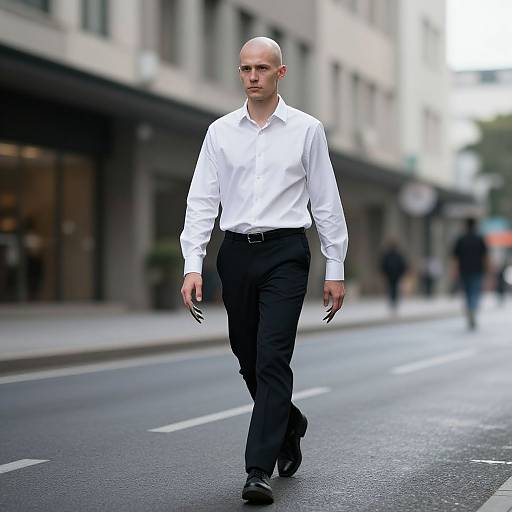 Scissorhands-Inspired Male Costume Walk