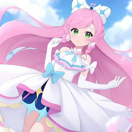 Illustration of Cure prism, hirogaru sky! precure in the style of Maccha