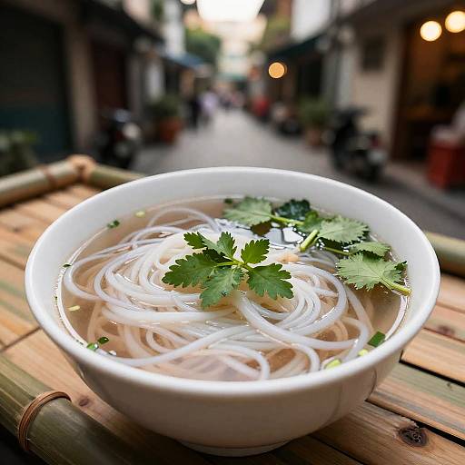 Hanoi Alleyway Pho at Dusk