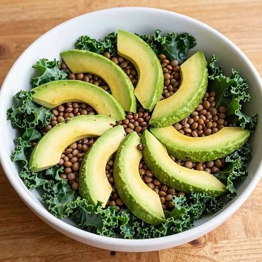 Artful Avocado Lentil Salad Bowl