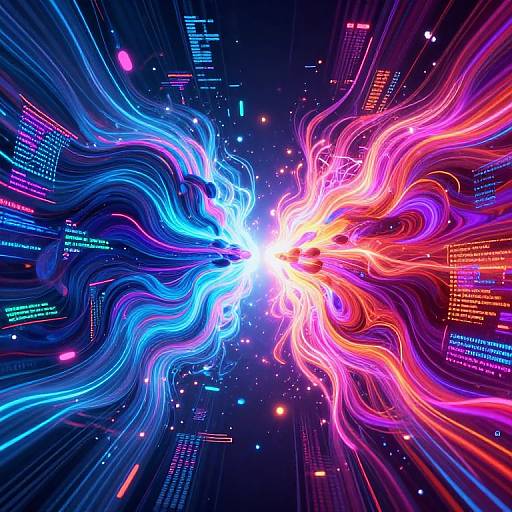 AI Forces Clash in Cyberpunk Realm