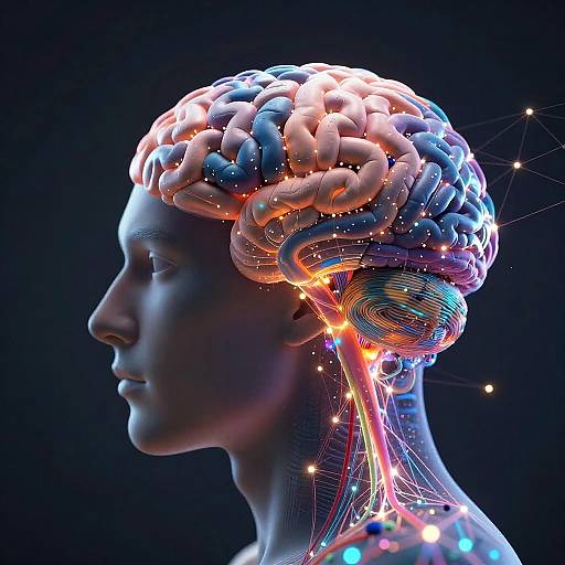 Surreal Brain-Digital Embeddings Fusion