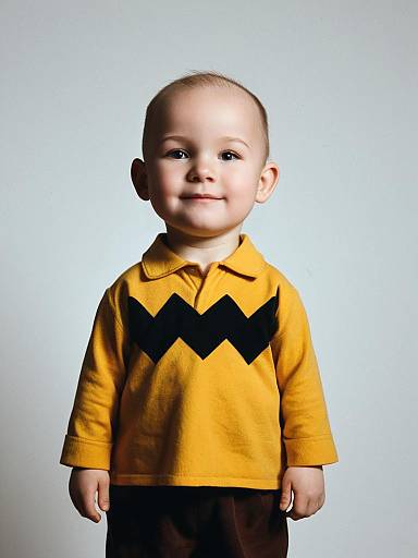 Toddler in Charlie Brown Costume