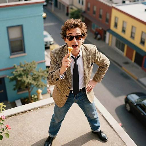 Vibrant Urban Fun in Bird's-Eye View