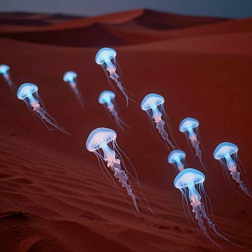 Luminous Jellyfish Lantern Procession