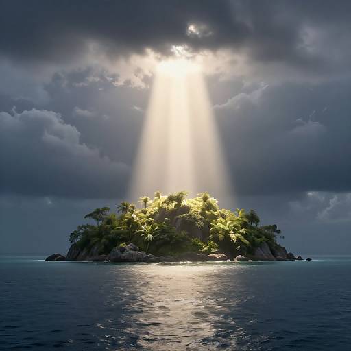 Magical Light on Serene Island