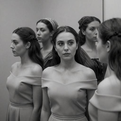 Reflective Elegance in Monochrome