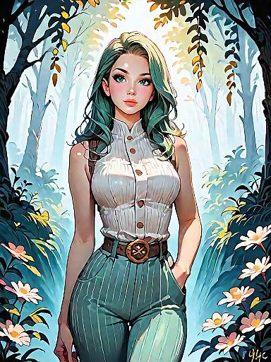 Elegant Forest Green Jumpsuit Fashion Shoot