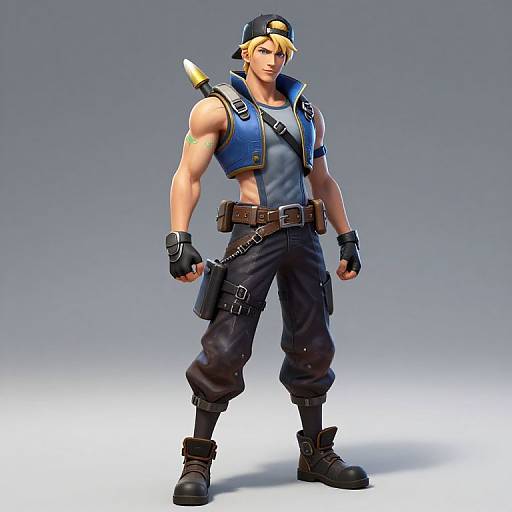 Techwear Male Valorant Style