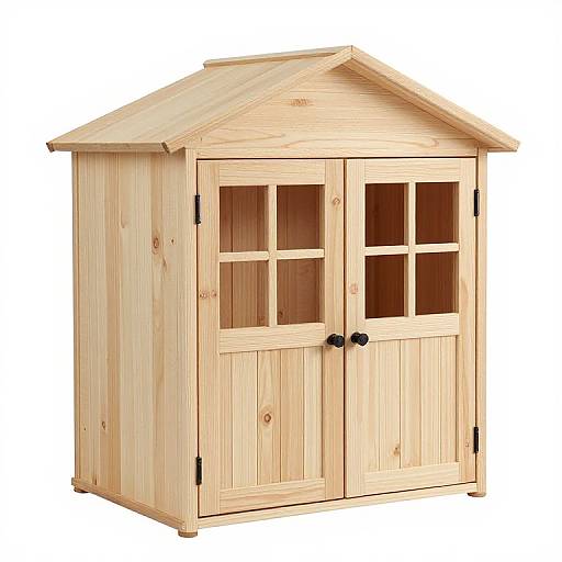 Unfinished Wood Fairy Dollhouse Door