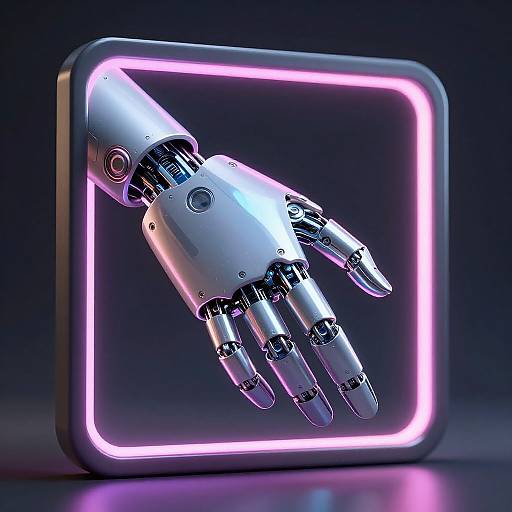 Futuristic Robotic Hand 3D Render