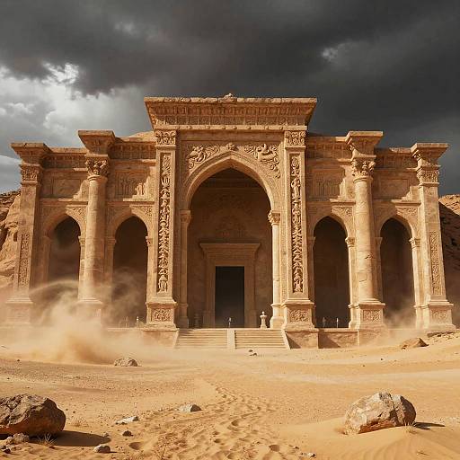 Surreal Tartarian Desert Monuments