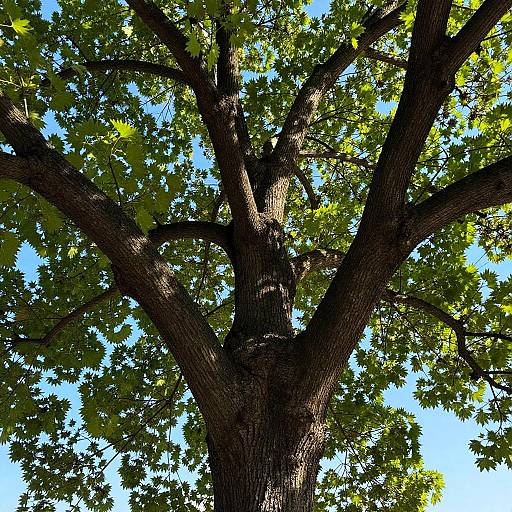 Majestic Towering Tree Close-Up