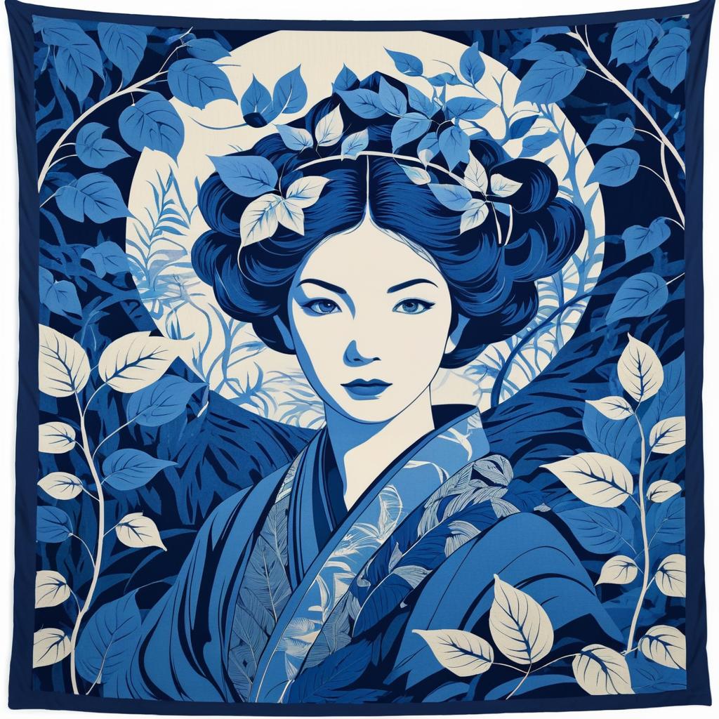 Nature Guardian Duotone Tapestry Art