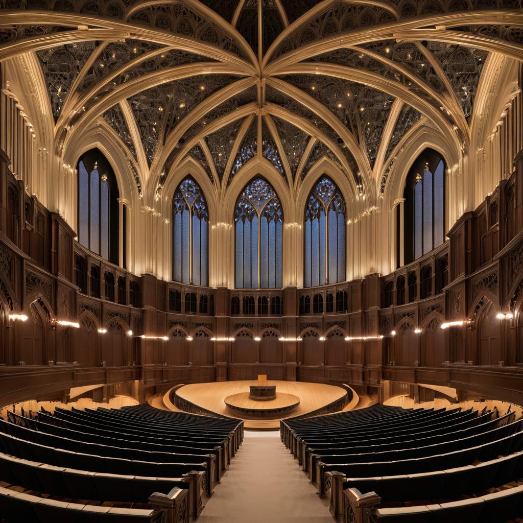 Gothic University Auditorium Design