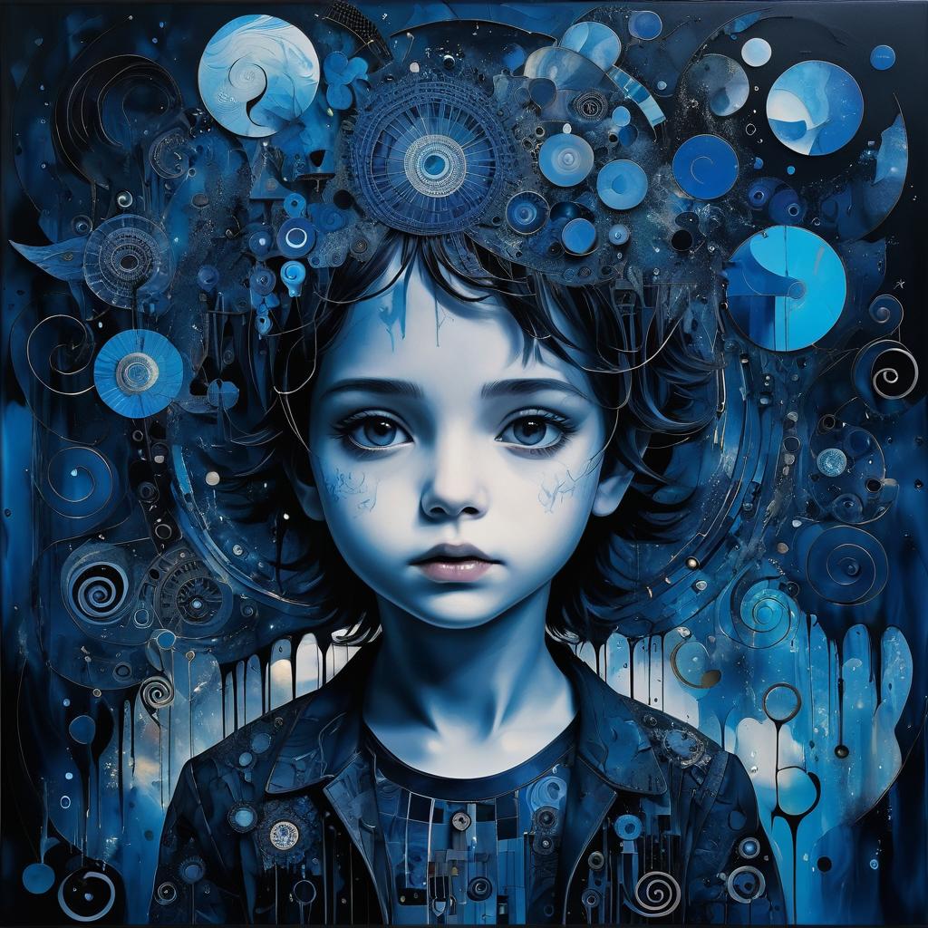 Wonderous Surreal Child Portrait Art