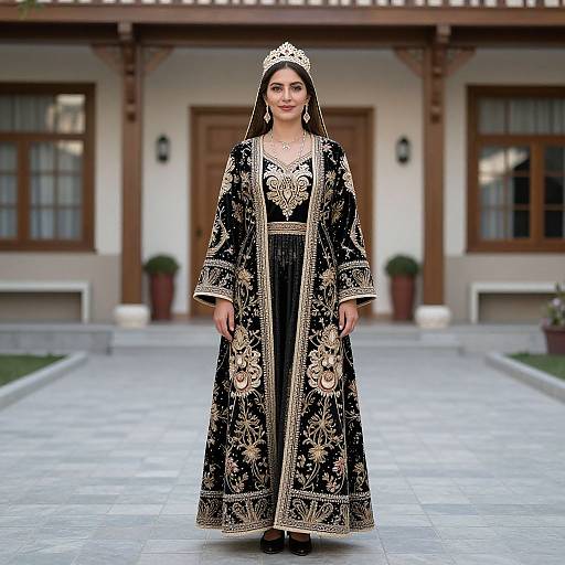 Turkish Woman in Traditional Dress
