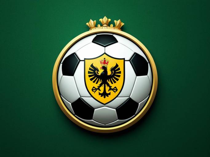 Elegant Football Club Logo Wallpaper Design