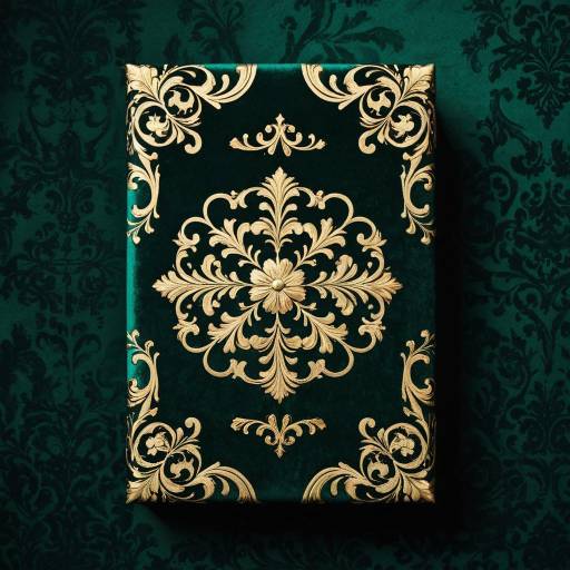 Baroque Christmas Gift Wrap Design