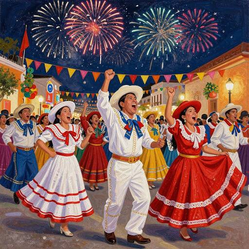 Vibrant Grito Festival Celebration