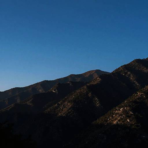 Dusk Mountain Landscape Gradient Sky