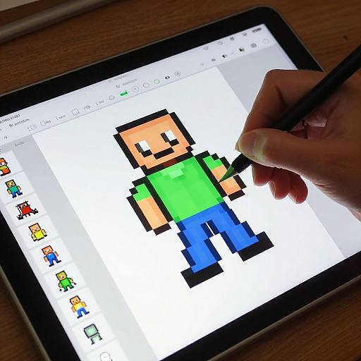Pixel Art Sprite Maker Close-Up