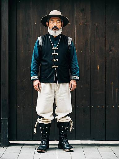 Elderly Korean Outfit — Full Body Inspiration