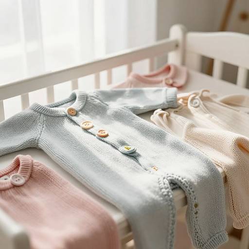 Cozy Knitted Baby Clothes Nursery