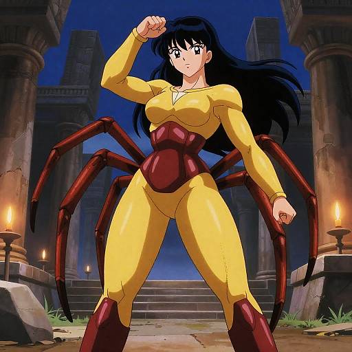 Arachne Queen in Ancient Ruins