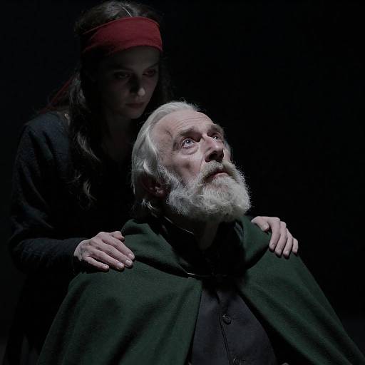 Elder and Maiden in Shadowed Light