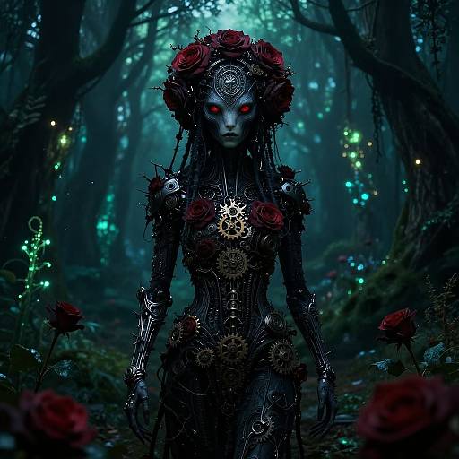 Cinematic Photorealistic Hybrid Creature Portrait