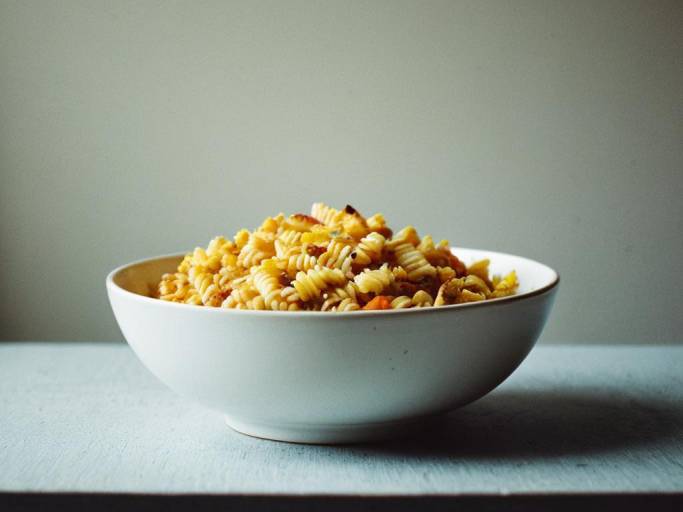 Elegant Food Wallpaper with Bowl and Light
