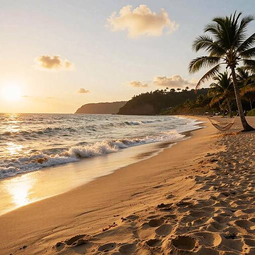 Serene Sunset Beach Harmony