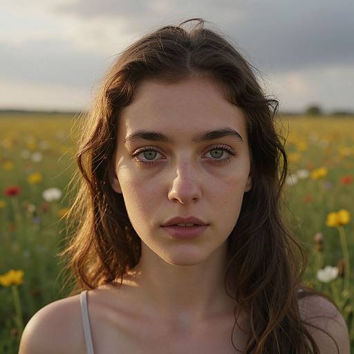 Captivating Portrait of North African Woman